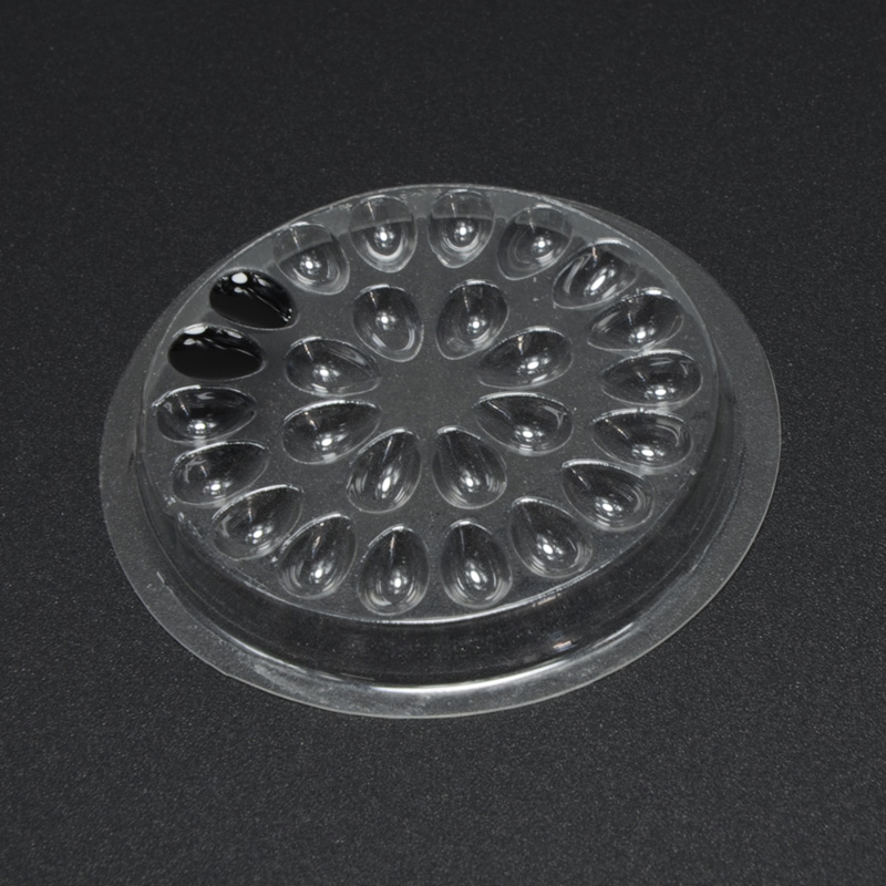 Natuhana 100 stücke Wimpern Kunststoff Kleber halter Kleber Dichtung Kleber Palette Wimpern verlängerung Klebe pads Blumen form Pad Make-up-Tool