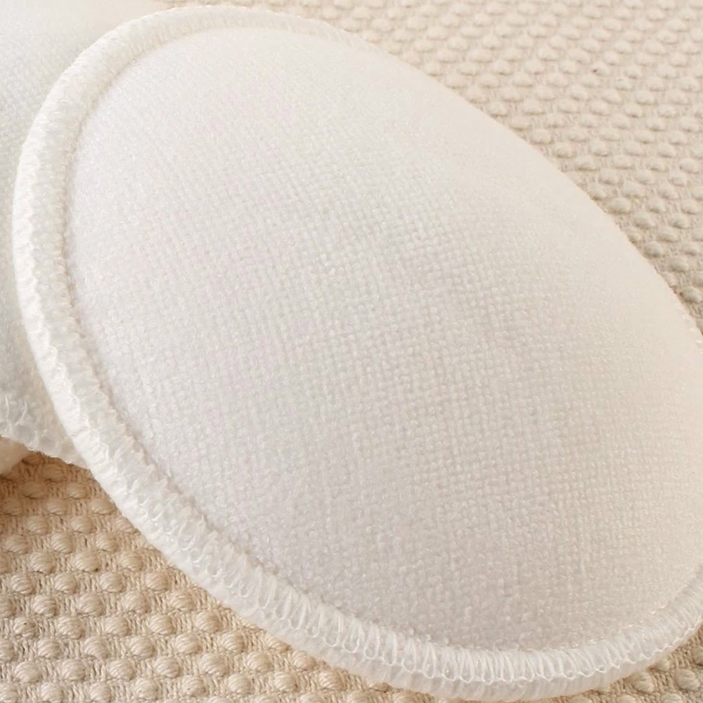 4 Pcs Neue Bambus Brust Pad Pflege Pads Für Mama Waschbar Wasserdichte Fütterung Pad Bambus Wiederverwendbare Brust Pads
