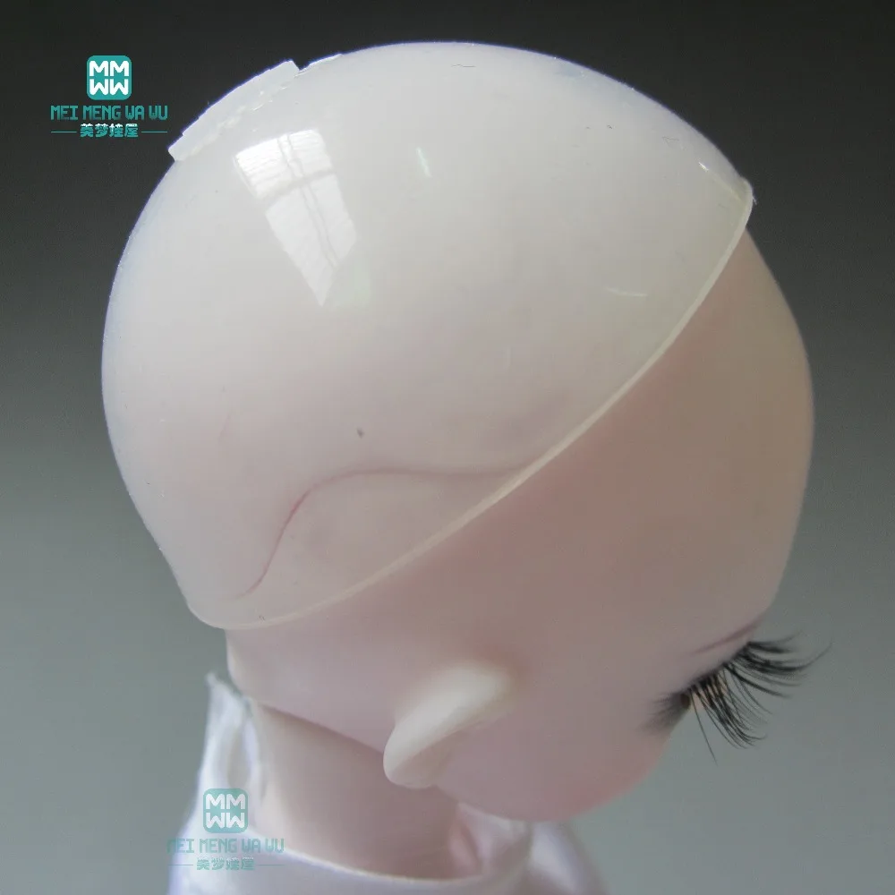 Cubierta protectora de peluca de silicona transparente para accesorios de muñeca 1/6 1/4 1/3 BJD DD SD MSD YOSD