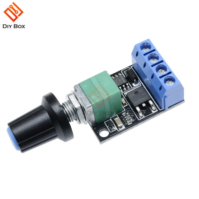 Regulador de velocidad del Motor de CC PWM, controlador de velocidad continuo, regulador LED de atenuación 5V-16V 10A, interruptor de banda de linealidad Ultra alta