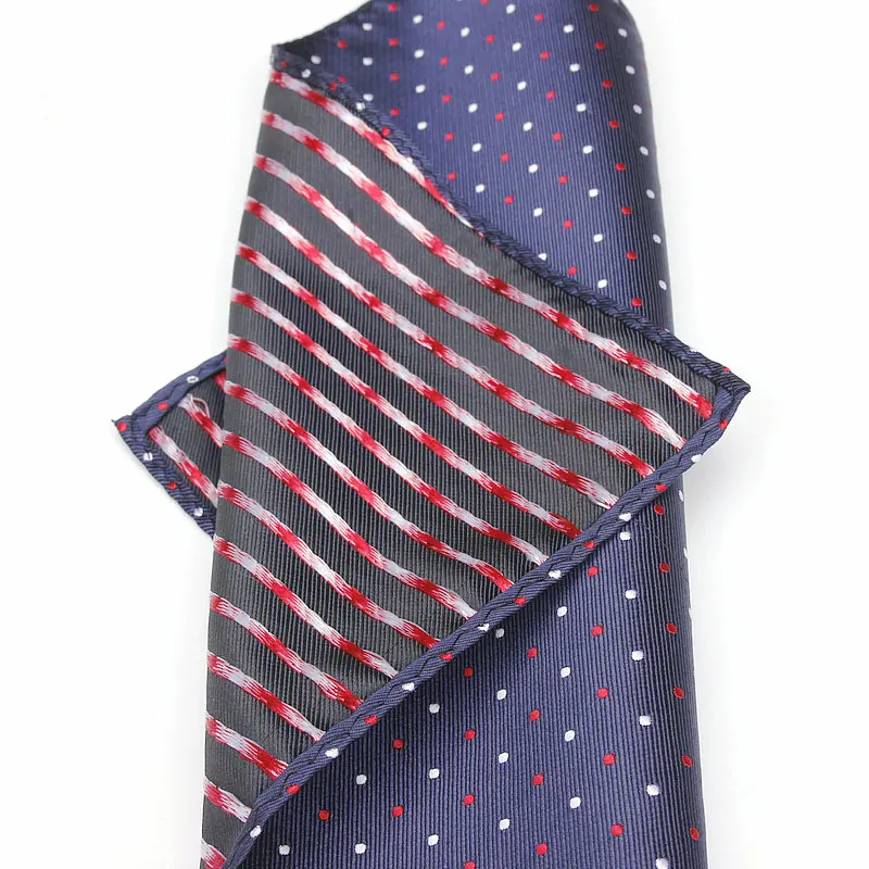 Lenço quadrado com bolso para homens, clássico, moda para negócios, acessórios de toalha, azul marinho