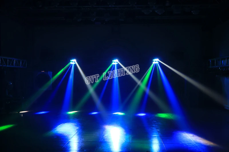 Mini LED 8x3W RGBW Ruchoma Głowica LED Spider Beam Oświetlenie Sceniczne DMX 512 Spider Light Idealne dla DJ-ów, Klubów Nocnych i Imprez