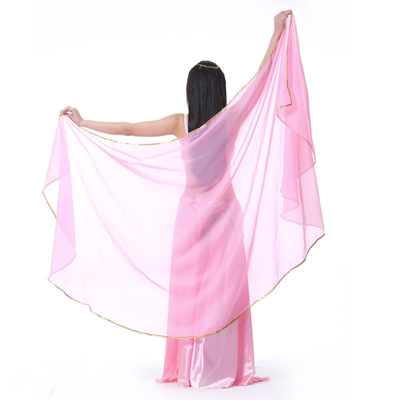 1 stks Vrouw Buikdansen Chiffon Sluier Dans Dansen Kostuum Chiffon Sjaal Sluier 250*120 CM