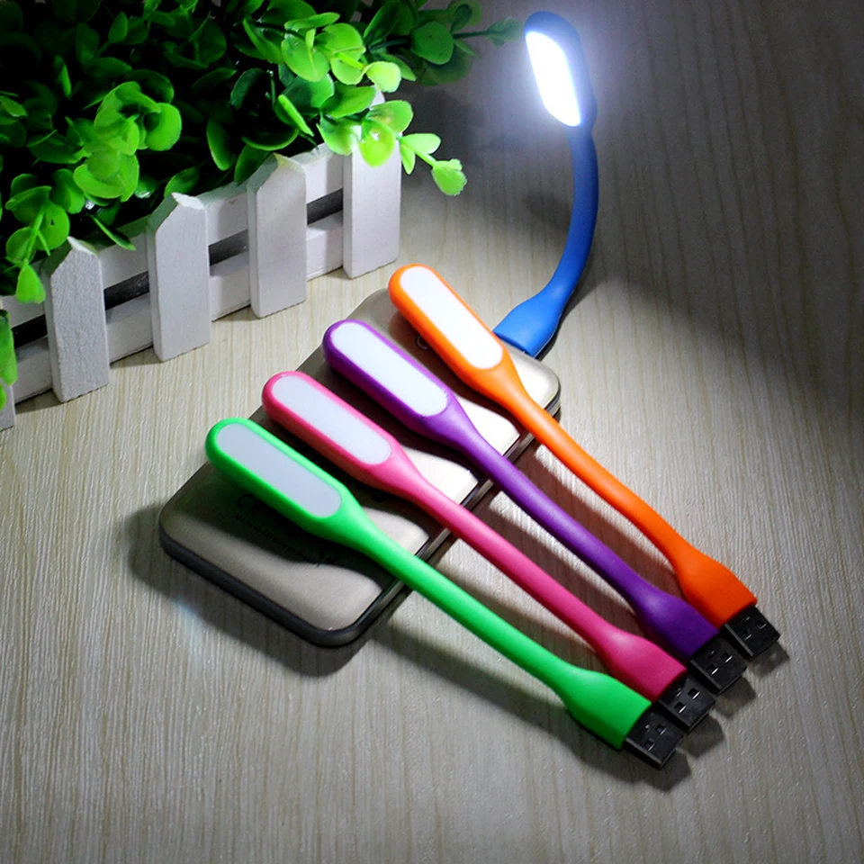 Có Thể Gấp Gọn Đèn Led USB Siêu Sáng Đèn Sách Di Động Đèn Đọc Sách Đèn 5V 1.2W Đèn Học Để Bàn Điện Máy Tính laptop Chiếu Sáng Ban Đêm