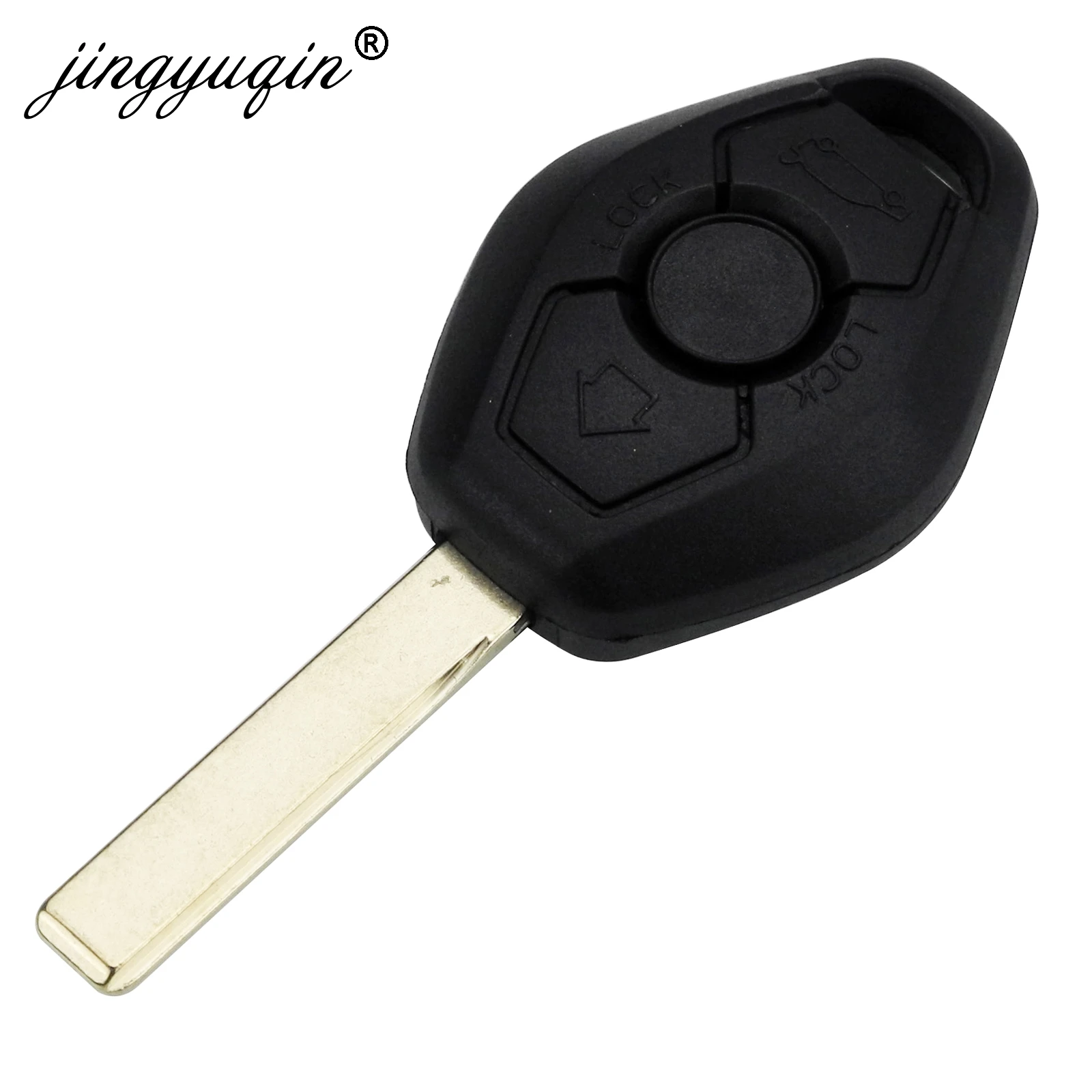 jingyuqin EWS Sytem Car Remote Key for BMW E38 E39 E46 X3 X5 Z3 Z4 1/3/5/7 Series 315/433MHz ID44 Chip Keyless Entry Transmitter