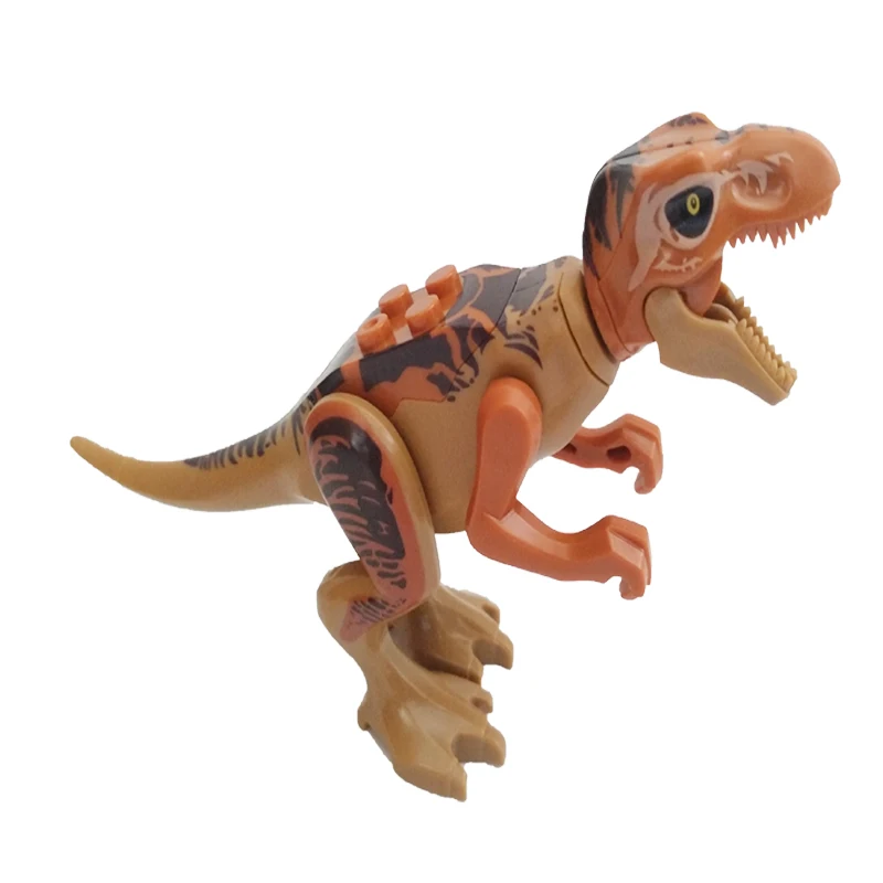 1 Chiếc Khủng Long Kỷ JuRa Thế Giới 3 Tyrannosaurus Rex Khối Xây Dựng Gạch Của Tôi Thú Vật Đồ Chơi Dành Cho Trẻ Em Quà Tặng