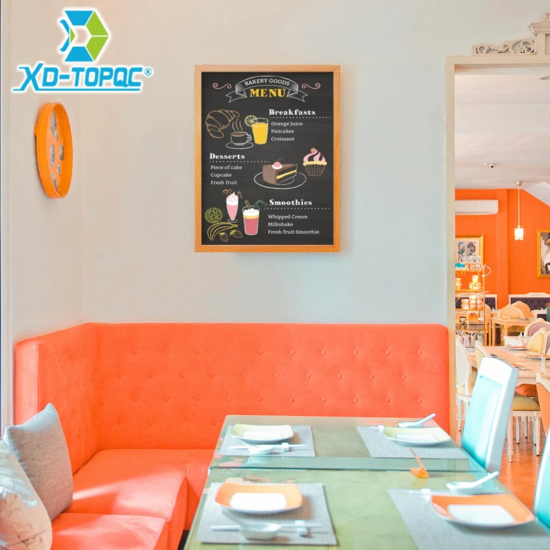 Mới 30*40 Cm Bảng Đen 15 Màu MDF Frame Cho Chọn A3 Từ Bảng Viết Phấn Khô Tẩy Xóa Bảng Thông Báo Bằng Gỗ thông Điệp Phấn Ban