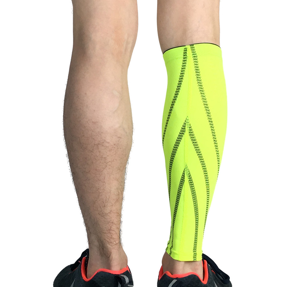 Sport Kalb Bein Brace Compression Elastische Bein Hülse Unterstützung Basketball Laufen SPSLF0043