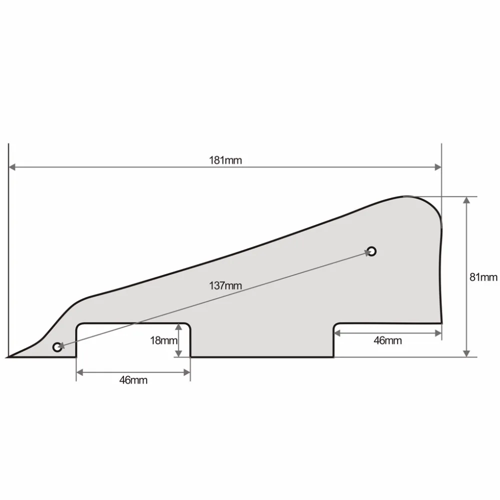 Mới 1 Bộ LP Pickguard Đàn Guitar Chọn Bảo Vệ Trầy Xước Đĩa Kim Loại Chân Đế Cho LP Phong Cách Phần Guitar, màu Tùy Chọn