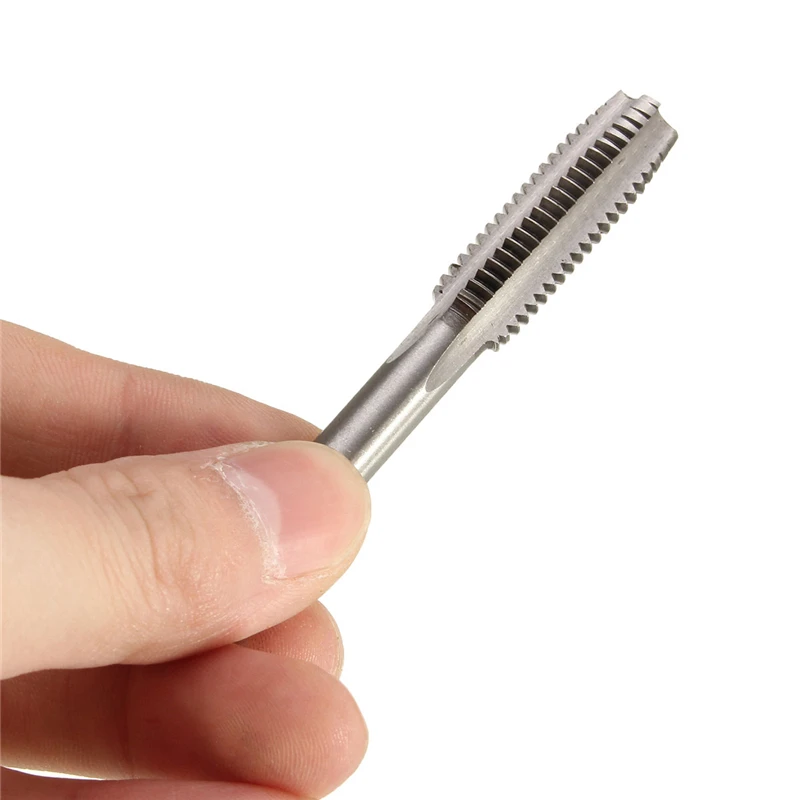 7 Chiếc M3-M12 HSS Hệ Mét Tay Phải Máy Thẳng Fluted Vít Ren Tập Bộ Hệ Mét Cắm Tập Khoan Bộ dụng Cụ Cầm Tay
