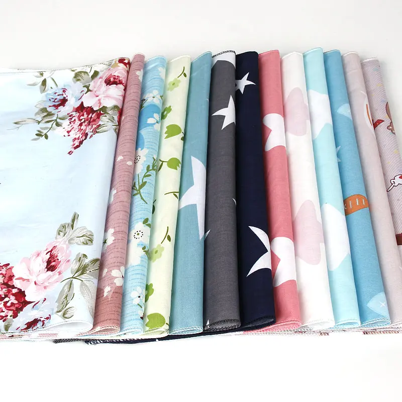 Lenço de algodão estampado para homens, toalha quadrado com bolso de 25cm x 25cm para casamento