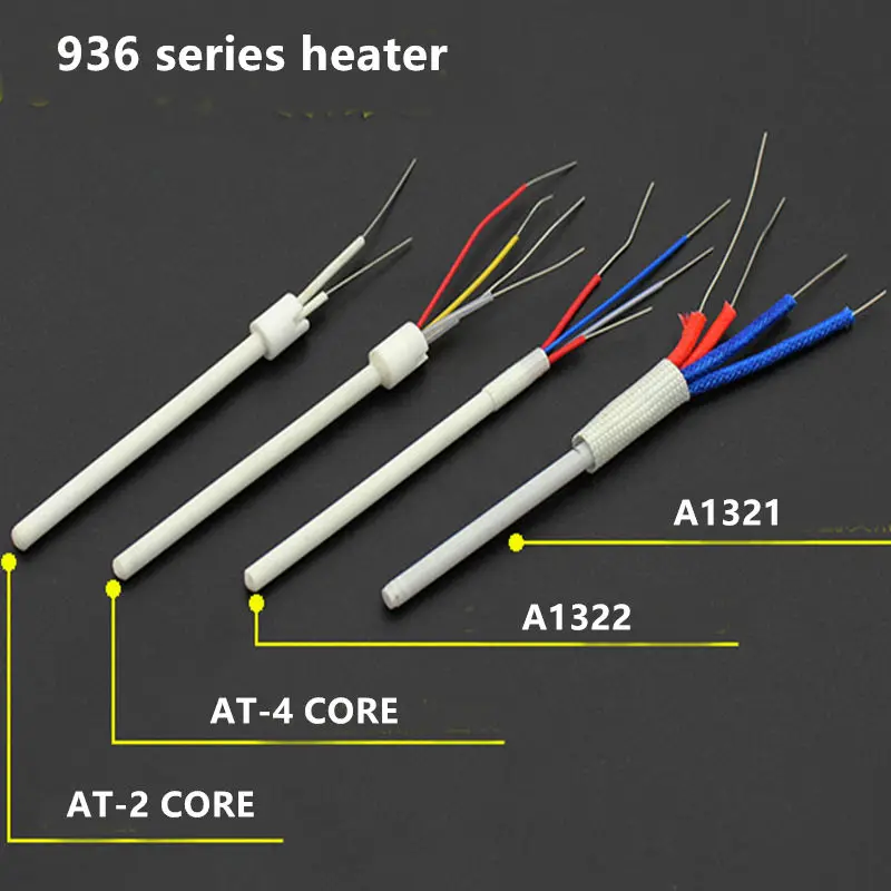 24V 1322 1321 936b 936B soldador calentador de cerámica adaptador de núcleo elemento calefactor para Estación de soldadura de hierro para 936 937
