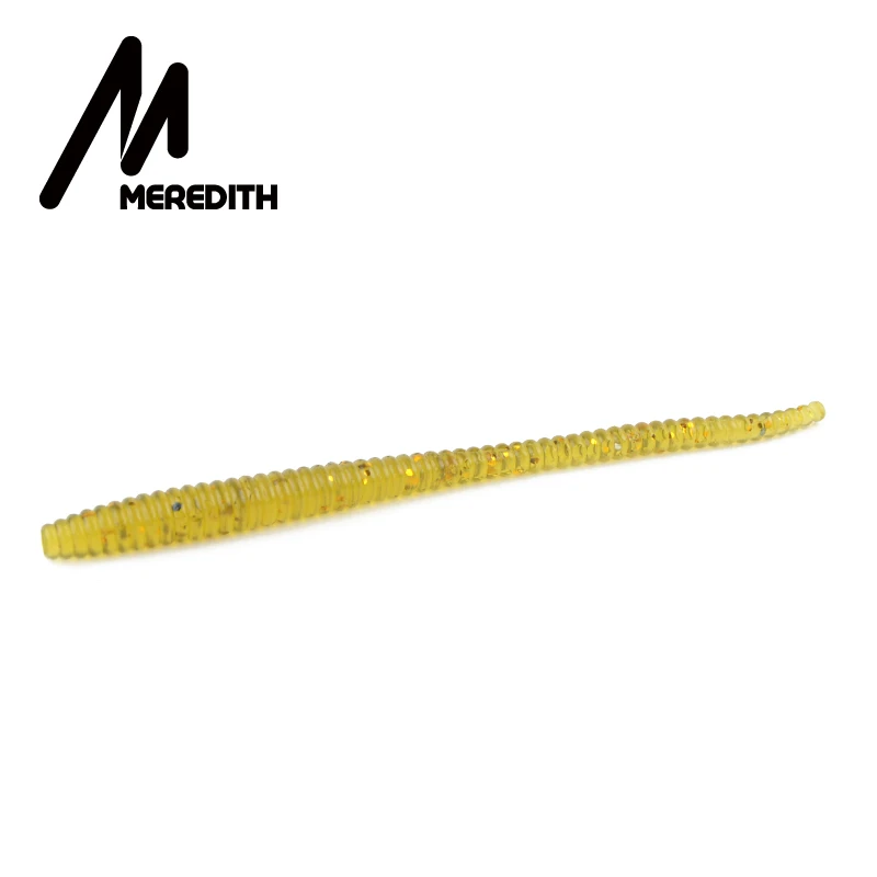 MEREDITH Chậm SinkingTrout Con Sâu Mồi Câu Mềm 60Mm 80Mm Nhân Tạo Mồi Câu Cá Biển Sâu Giun Đất Câu Cá Mềm Mồi Wobblers