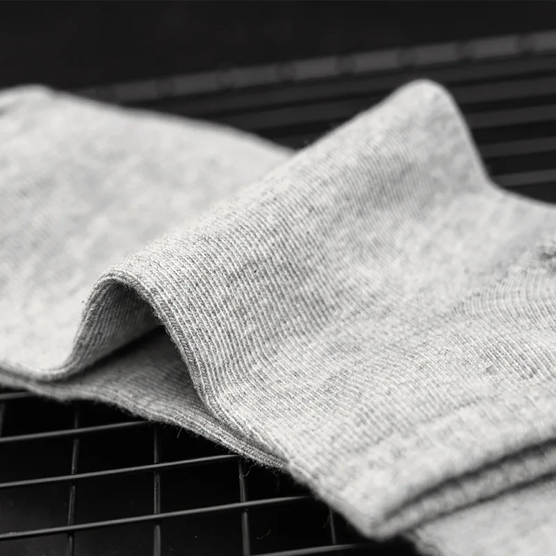 Calcetines de alta calidad para hombre, 10 par/lote, talla grande 42,43,44,45,46,47,48, calcetines de algodón informales transpirables a la moda en blanco y negro para hombre