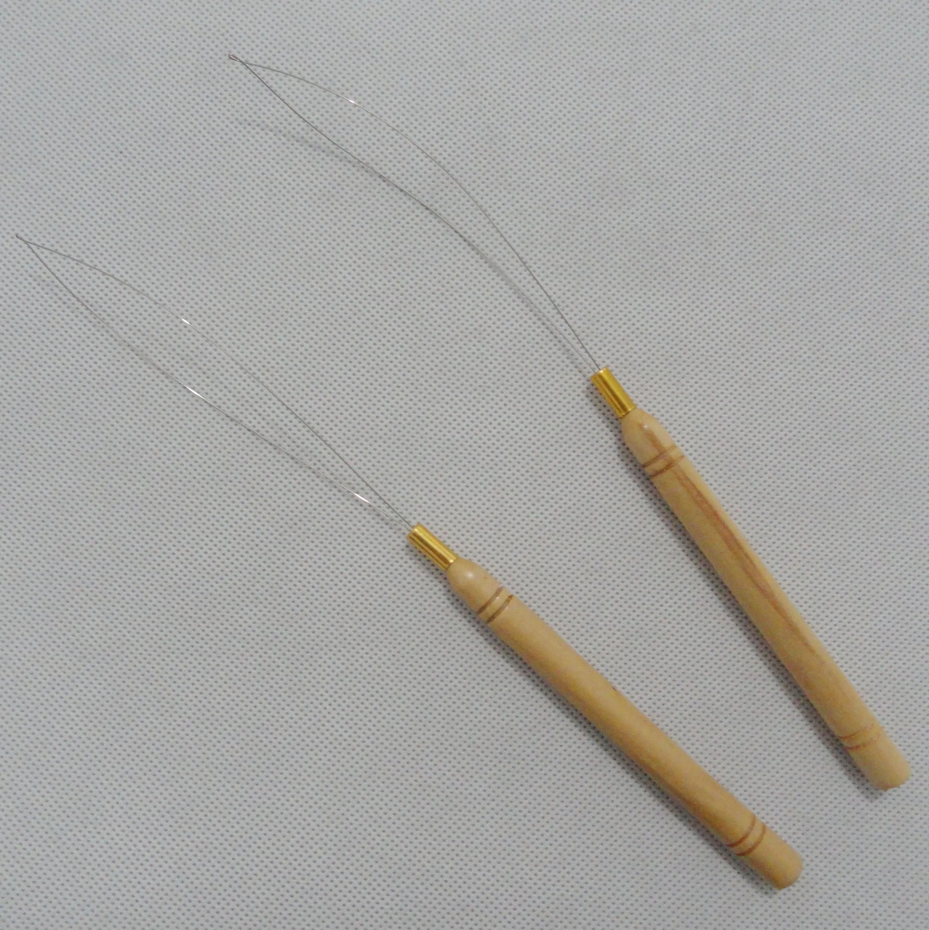 Micro Rings Loop Threader Pulling Needle Used With Hair Plier Beads micro ring hair extension tools Needle crochet hook loop