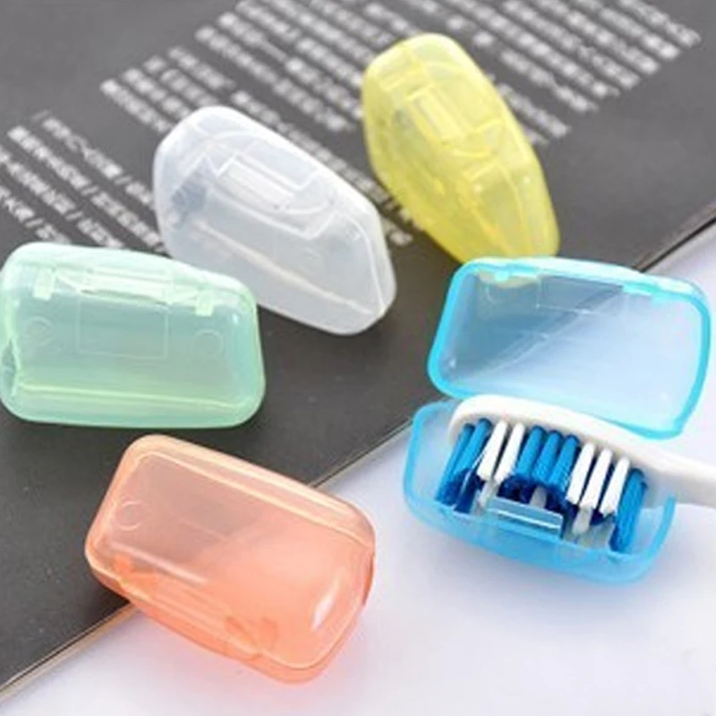 5 pzs/juego tapa portátil de cepillos de bing portátil, tapón de cepillo para campamento, caminata, viaje, protector de cepillo de dientes a prueba de gérmenes YKS health