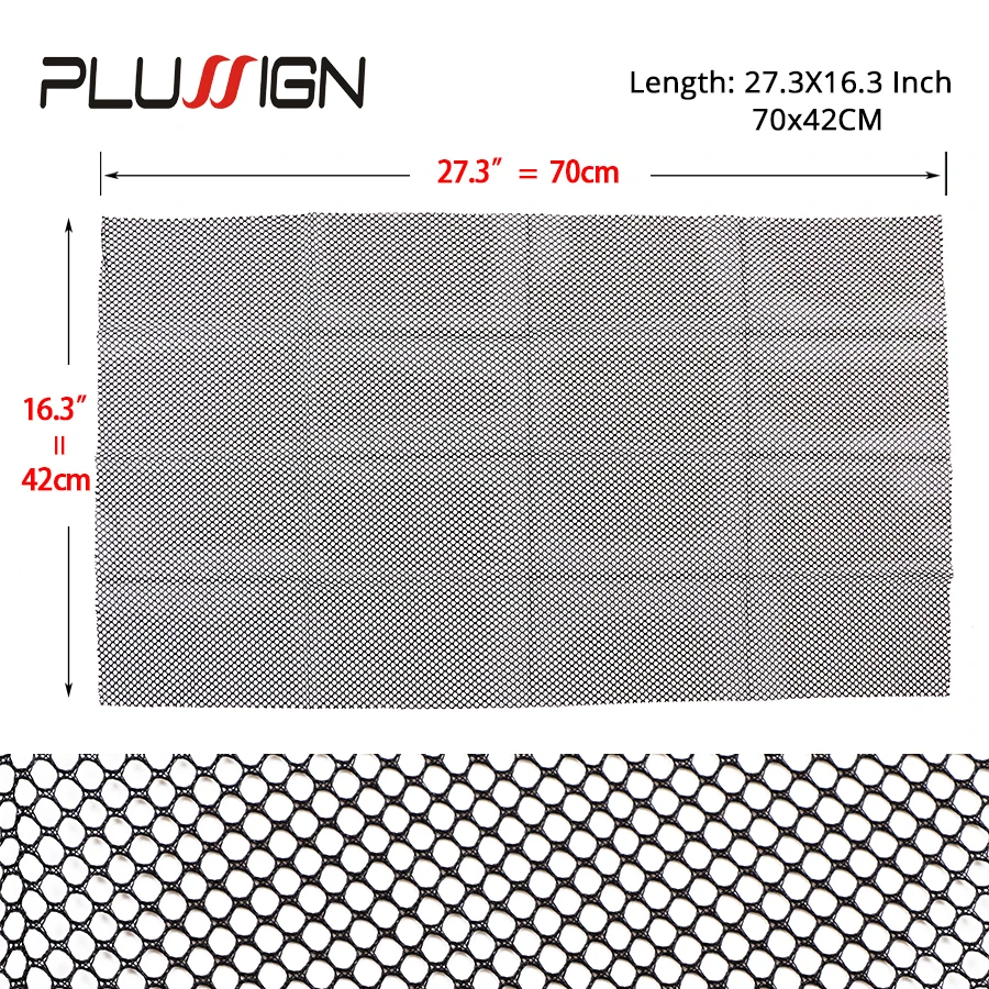 Plussign-red de encaje suizo para sótano, base con cierre Frontal, red tejida para hacer peluca de encaje, peluquín, accesorios de pieza de cabello
