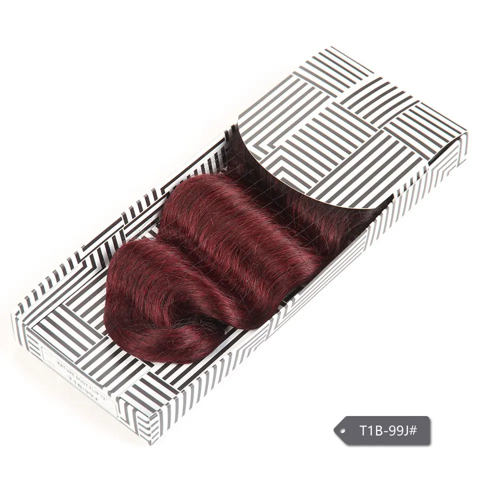 Kiểu Dáng Đẹp Đôi Vẽ Brasil Sóng Thân Tóc P4/27 P6/27 Đỏ 99J Ombre T1B/27 Con Người tóc Dệt Lưng Remy Con Người Tóc
