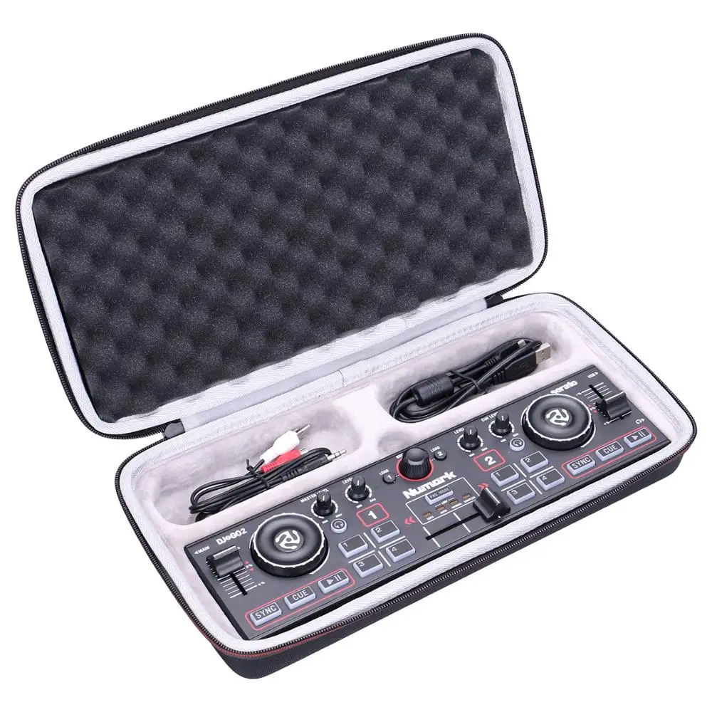 เคสแข็งพกพากันน้ํา LTGEM EVA สําหรับ Numark DJ2GO2/Pocket DJ Controller