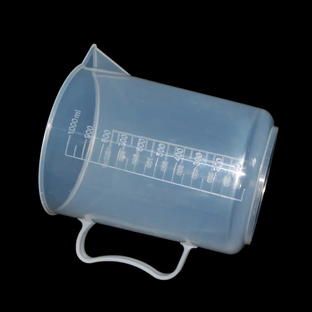 250/500/1000/2000ml Trasparente Cucina Laboratorio Misurino in plastica Contenitore volumetrico graduato Strumento 1 Pz