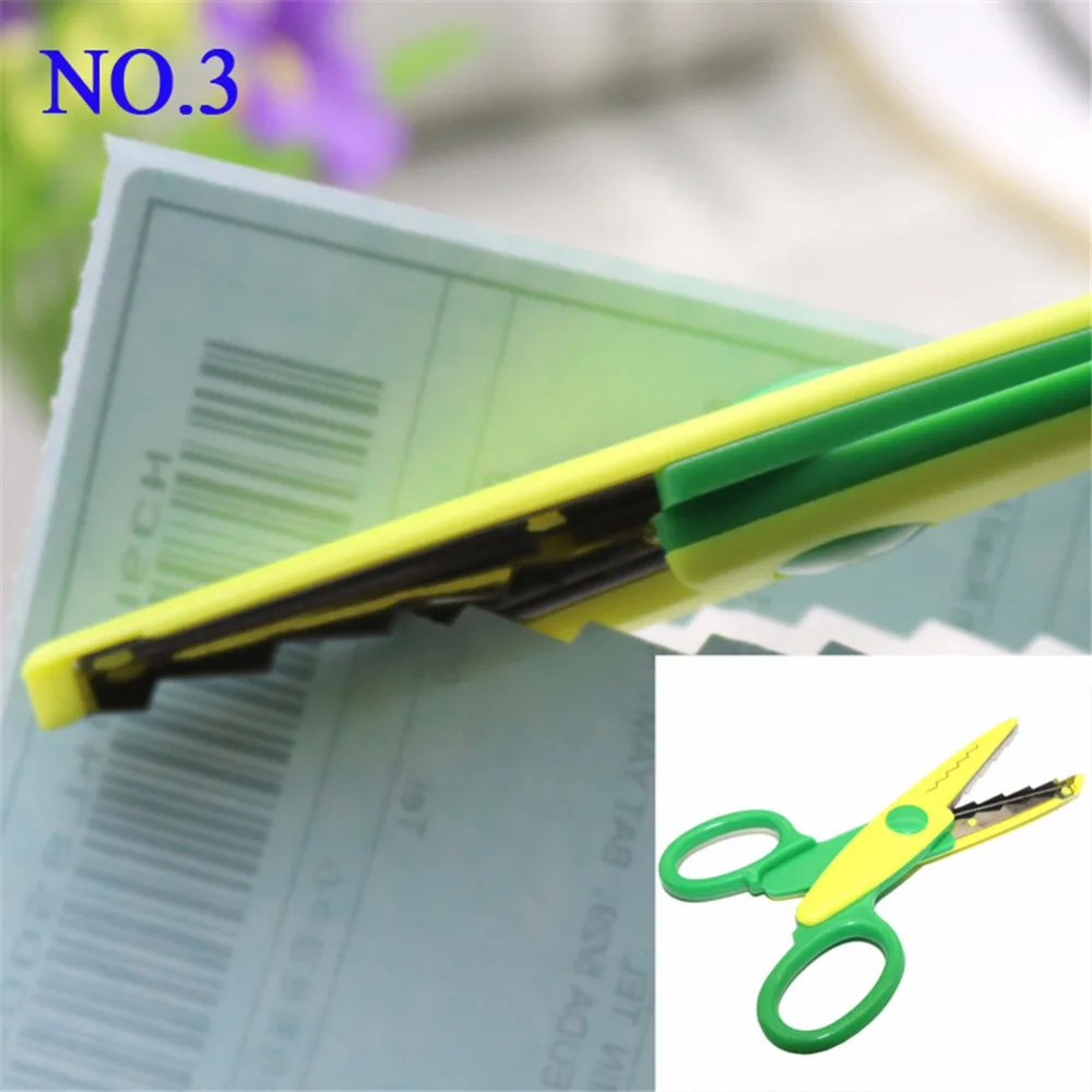 1 Pcs 6 Styles Selection Lace DIY Scissors Scrapbook Paper Photo Tools Diary Decoration Safety Scissors