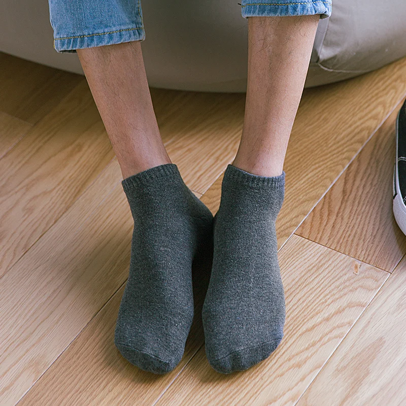 Calcetines de alta calidad para hombre, 10 par/lote, talla grande 42,43,44,45,46,47,48, calcetines de algodón informales transpirables a la moda en blanco y negro para hombre