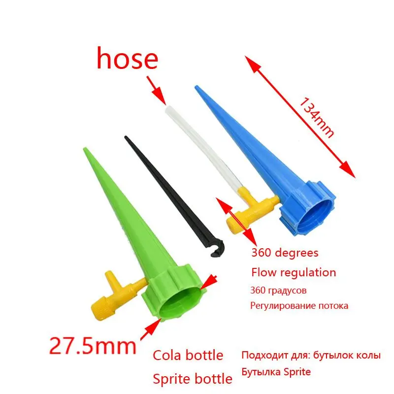 Tưới Nhỏ Giọt Tự Động Vật Có Waterers Hệ Thống Điều Chỉnh Nhỏ Giọt Nước Gai Côn Thực Vật Nồi Tưới Cây Cho Cốc Chai 1 Cái