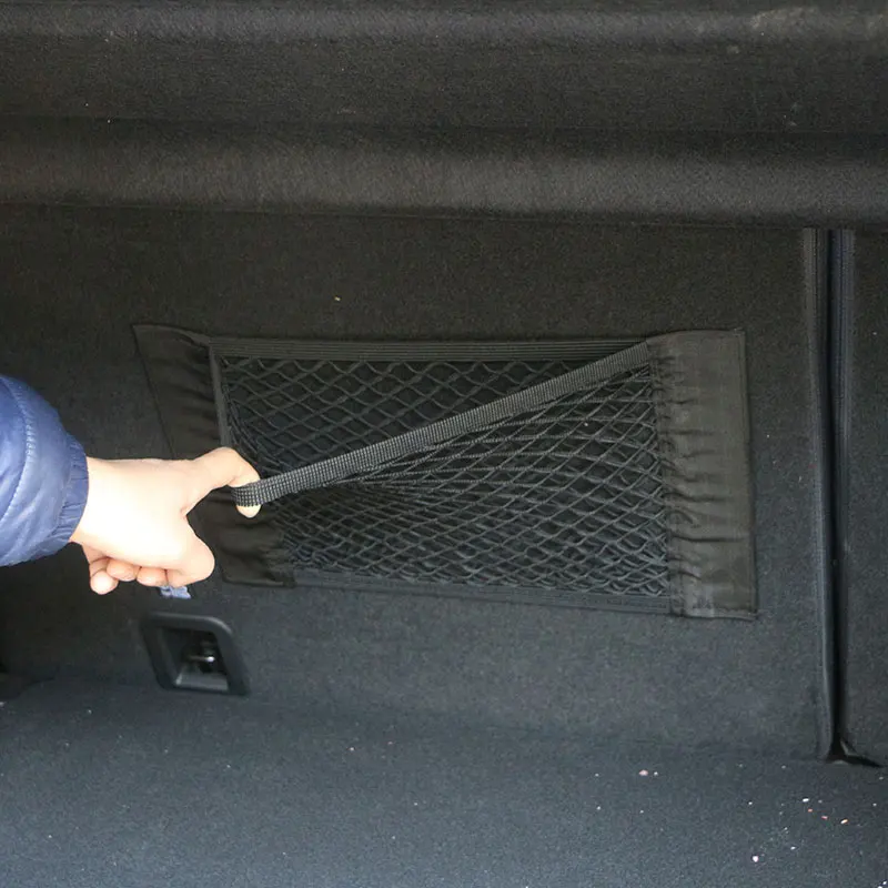 Saco de armazenamento da caixa do tronco para Audi, etiqueta do carro, rede, acessórios, Audi a4, a5, a6, b5, b6, b7, q3, q5, q7, rs, quattro, linha S, c5, c6, tt, sline, a3, a7