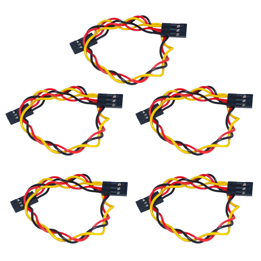 10pcs 3pin F-F dupont line kabel 2,54 long20cm für arduino bread board diy