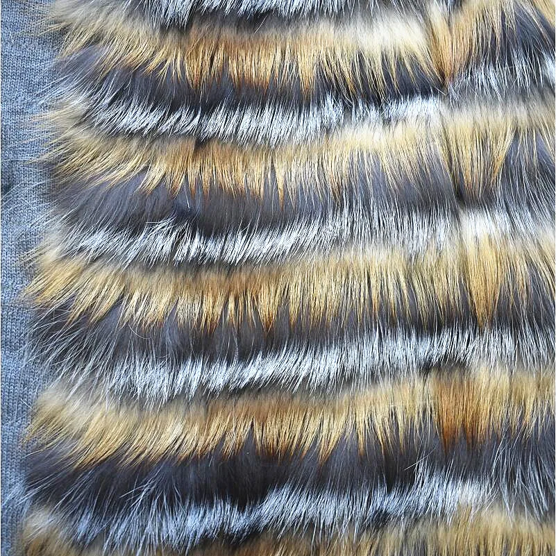 Długie futro z prawdziwego lisa, naturalne futro z lisa srebrnego, futro z czerwonego lisa, kurtka damska, lekka i ciepła, wysokiej jakości, moda, 90cm