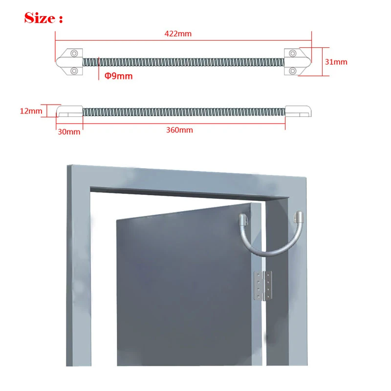 1pcs Door Loop Access Control Cable Plastic Head Cap Exposed Mounting Exposed Mounting Access Control Cable Protector