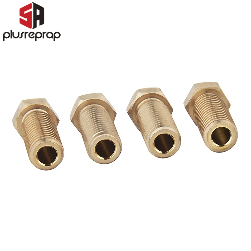 Bộ 1/10 Núi Lửa Đầu Vòi Bằng Đồng 0.2 0.4 0.5 0.6 0.8 1.0 1.2Mm Tùy Chọn Cho 3D Máy In 1.75Mm Dây Tóc sidewinder X1 Anycubic Vyper
