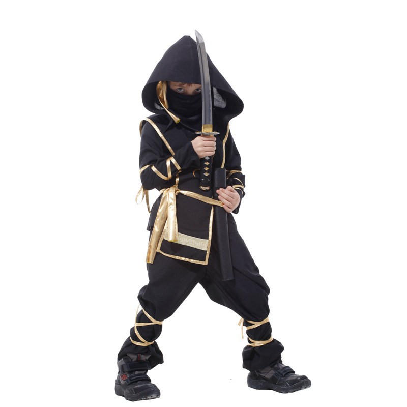Carnival Trẻ Em Ninja Trang Phục Cosplay Sinh Nhật Mới Năm Đảng Dành Chiến Binh Tàng Hình Sát Thủ Trang Phục