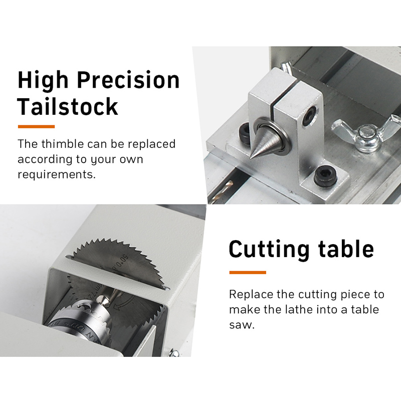 Mini Hout Draaibank Machine Diy Houtbewerking Miniatuur Boeddha Parel Draaibank Slijpen Polijsten Kralen Houtboor Roterend Gereedschap 12-24vdc