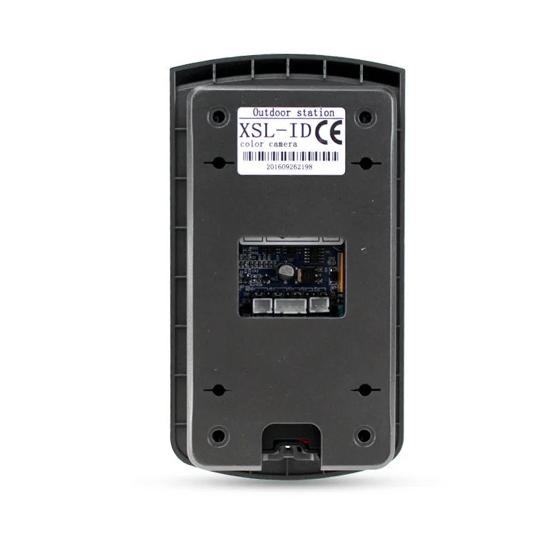 Sistema de intercomunicação para máquina de entrada, vídeo e interfone para portas ao ar livre, campainha, câmera com visão noturna cmos, leitor de cartão