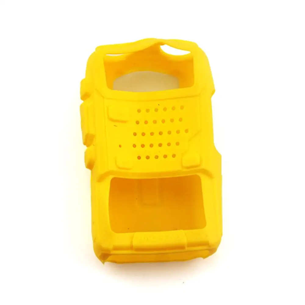 Funda para Baofeng UV-5R UV5R UV5RA UV-5RE Plus F8 funda protectora Walkie Talkie protección de Radio bidireccional silicona suave