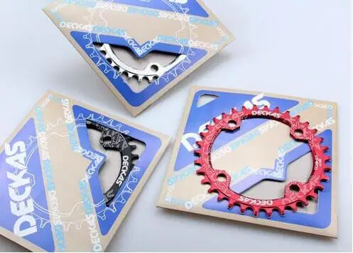 Deckas 104BCD Vòng Hẹp Rộng Chainring MTB Xe Đạp Xe Đạp 104BCD 32T 34T 36T 38T Crankset răng Tấm Phần 104 BCD