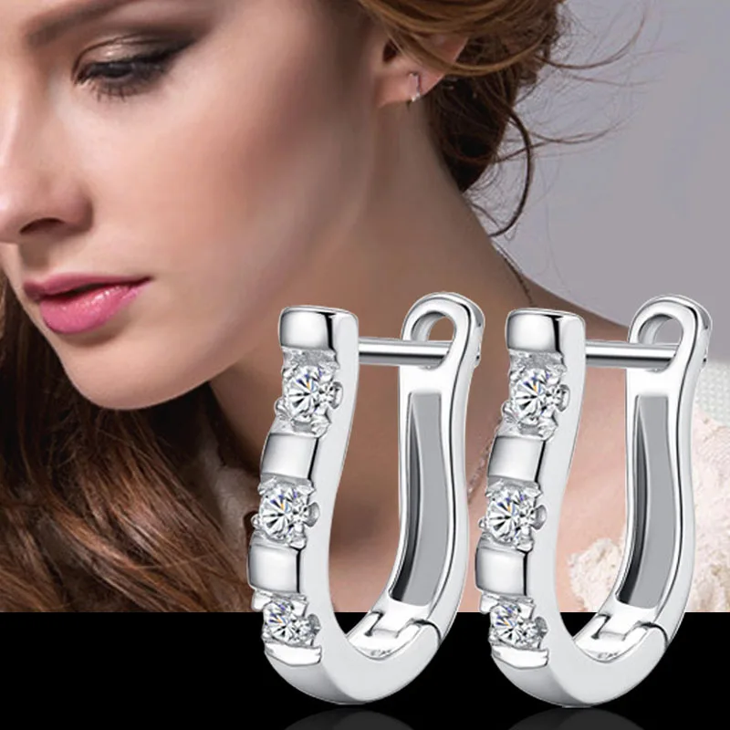 Orecchini-Pendientes de cristal para Mujer, aretes de zirconia, joyería