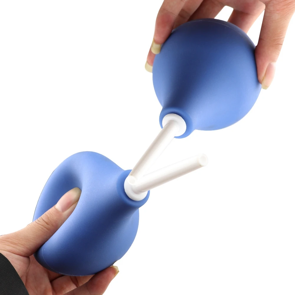 89/160/224ML ducha Anal Unisex enemator de silicona Enema Vaginal jeringa Rectal Recto Anal limpiador Vaginal accesorios de bidé