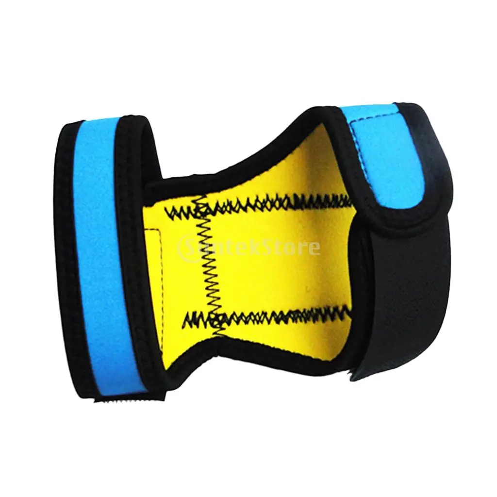 Durable 3mm neopreno mano libre soporte de luz guante subacuático buceo al aire libre antorcha linterna funda mano brazo montaje Correa