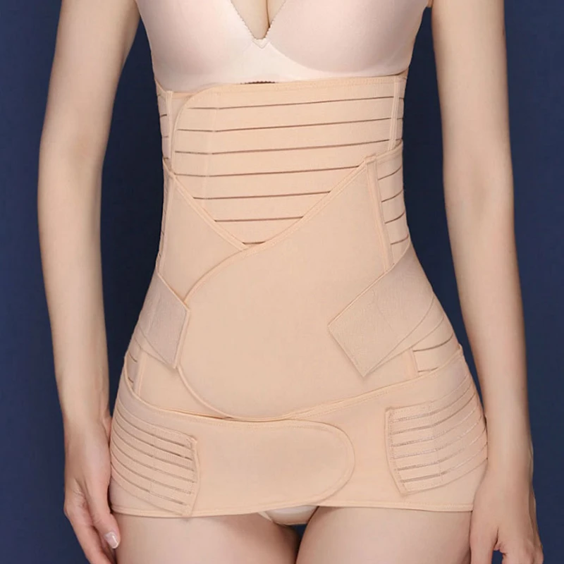 배꼽 복부 골반 산후 벨트 바디 복구 Shapewear 배꼽 슬림 허리 Cinchers 통기성 허리 트레이너 코르셋