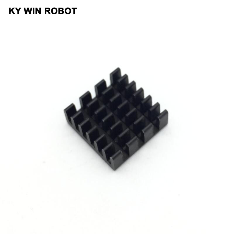 5 teile/los Aluminium Kühlung kühlkörper 14x14x6MM Schwarz Chipsatz RAM Kühlkörper Heizkörper routing katze gewidmet chip