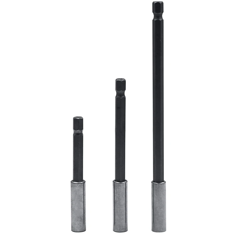 1/4 Hex Shank Quick Release สว่านไฟฟ้าไขควงแม่เหล็กผู้ถือ Bit 60 มม. 75 มม. 100 มม. 150 มม.