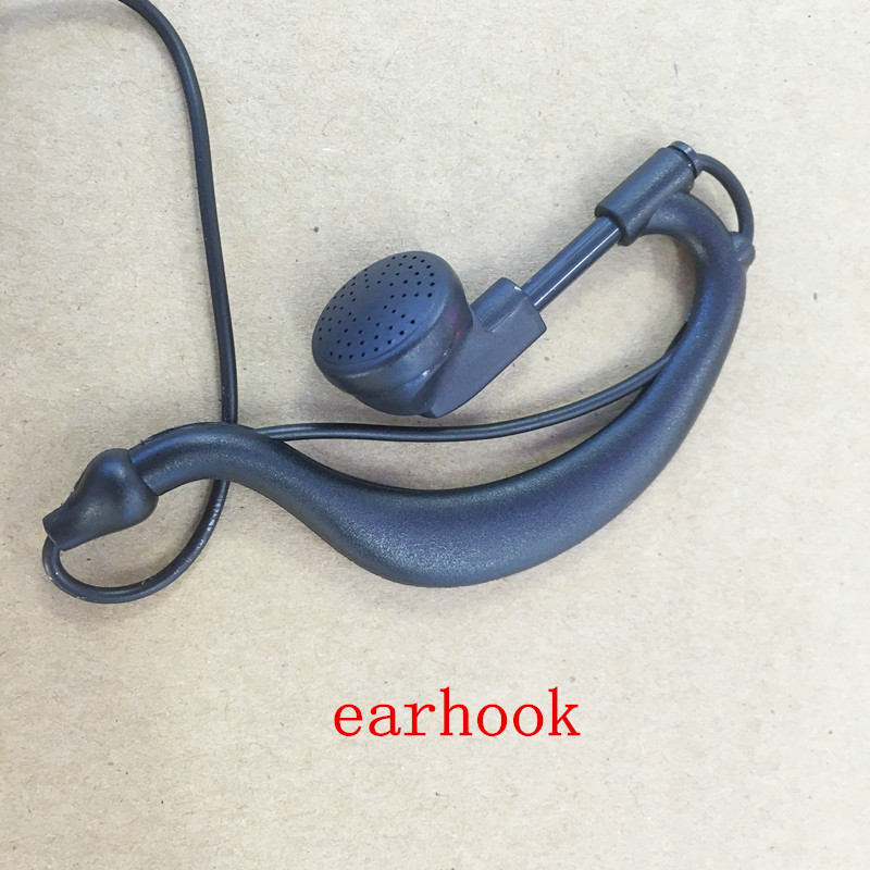 Earhook Headphone Plug 3.5Mm Y untuk Yaesu Vertex Standard VX2R,VX3R,VX168,VX418,VX351 Dll Walkie Talkie