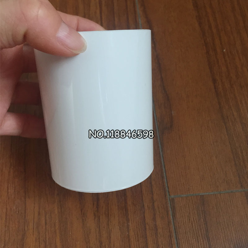 Feuille transparente blanche, estampage à chaud sur papier ou plastique, 8cm x 120m/Lot, boîte d'emballage pour bricolage