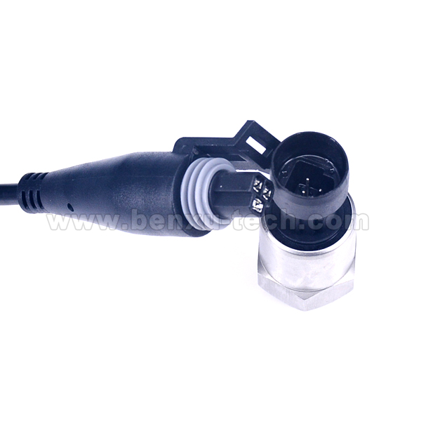 Cable de 0,3 m, 10bar,12VDC,1-5V,NPT1/8, aceite, combustible, diésel, aire, Gas, importación de agua, Sensor de presión cerámico, transductor transmisor