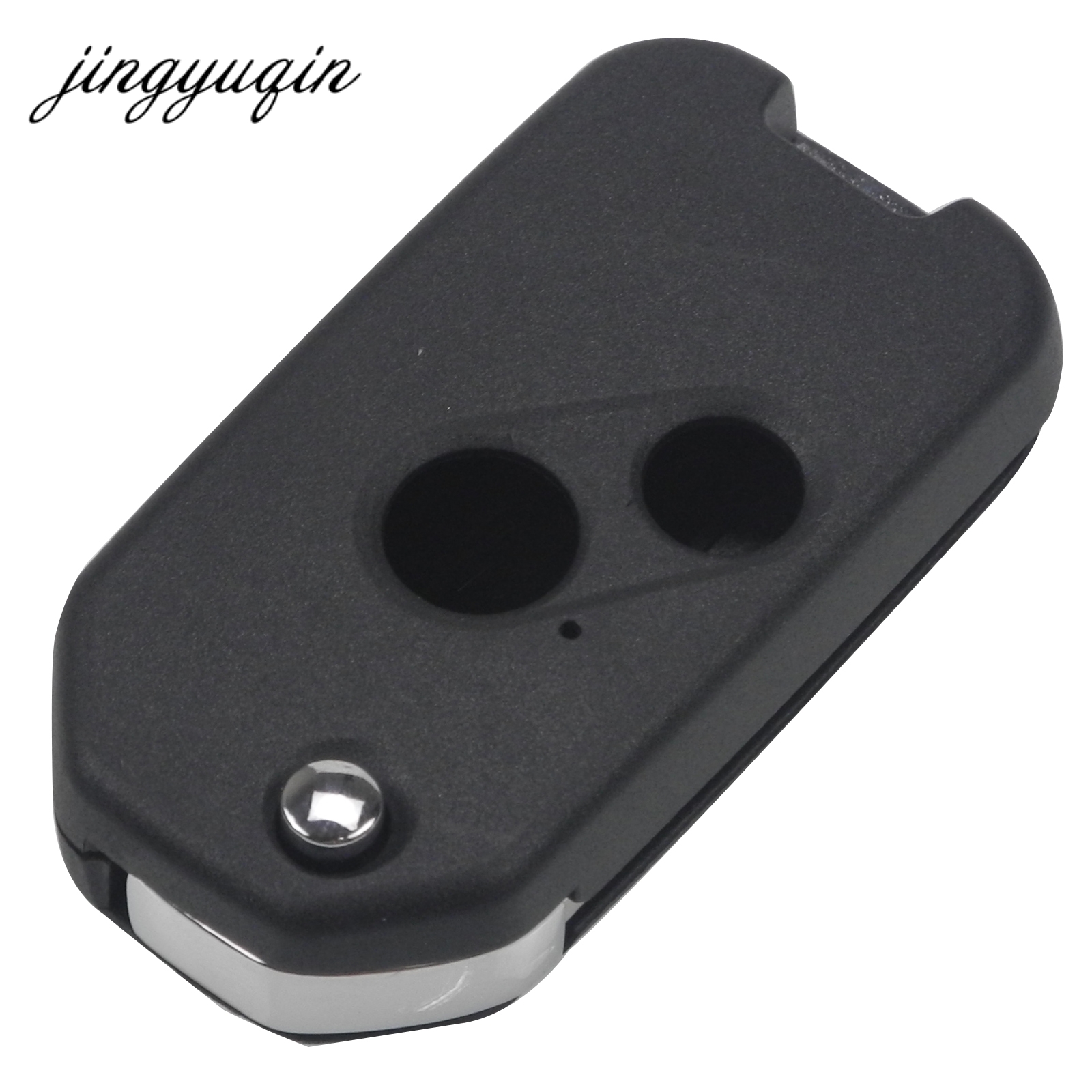 jingyuqin New Remote 2 Button Flip Folding Key Shell Case Cover For Honda CRV Accord Civic Odyssey Fit