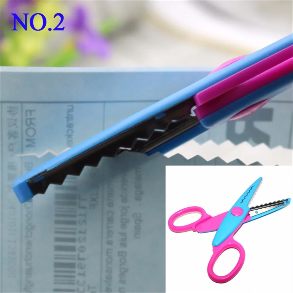 1 Pcs 6 Styles Selection Lace DIY Scissors Scrapbook Paper Photo Tools Diary Decoration Safety Scissors