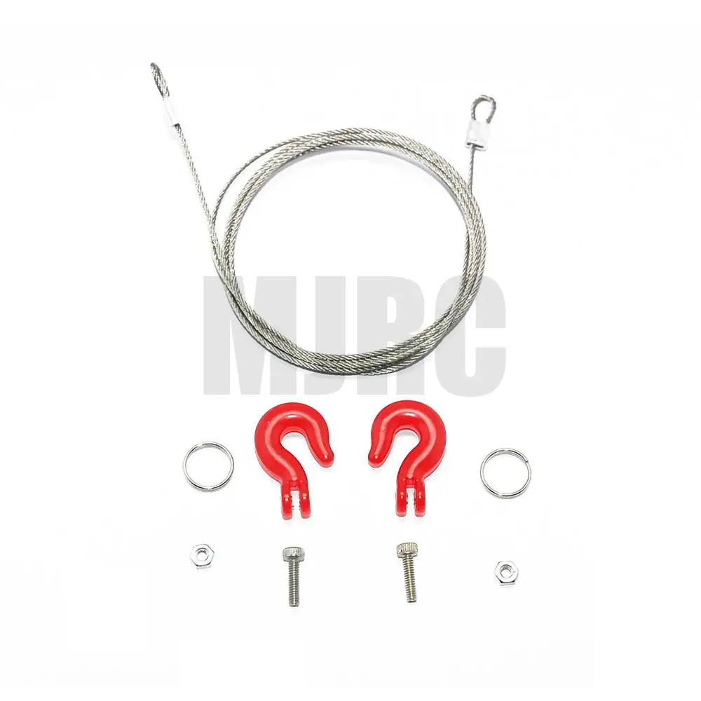 Rc Tow Trailer Chain Hook Shackles Mini การใช้ถังน้ํามันกลองสําหรับ 1/10 Crawler รถ Axial Scx10 D90 Cc01 D110 Tf2 Trax Trx4 Trx6