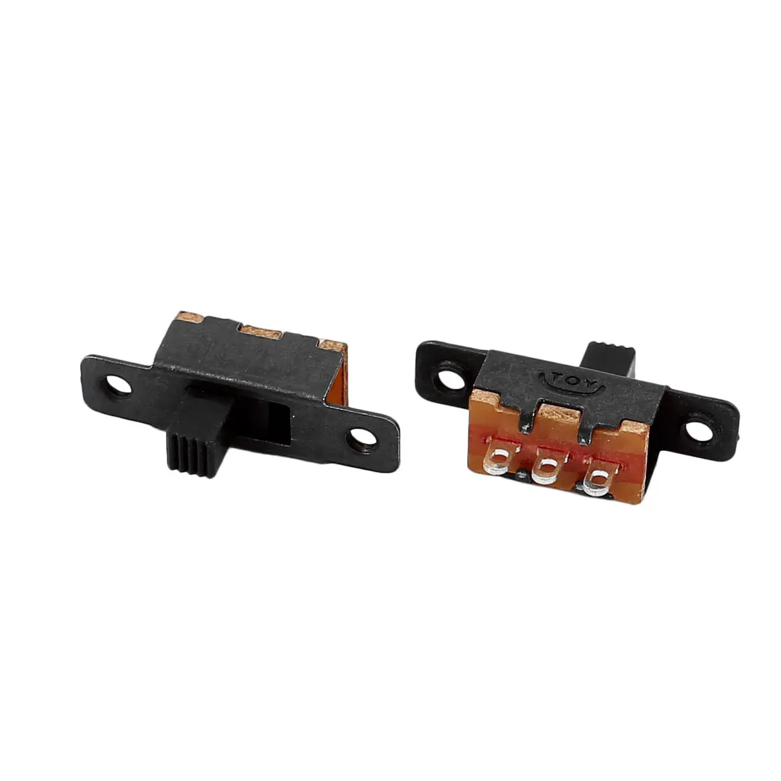 100 Pcs SS-12F16 2 Posisi 3 P SPDT Miniatur Slide Switch Menempel Toggle Switch